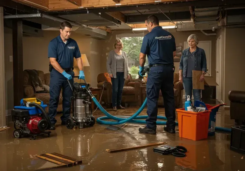 Basement Water Extraction and Removal Techniques process in Fletcher, OK